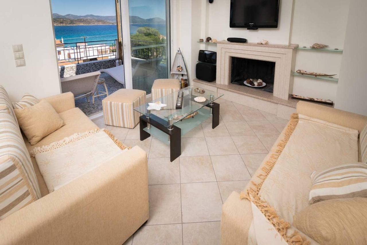Seaview Flat Steps To The Beach Karavostasi  Экстерьер фото